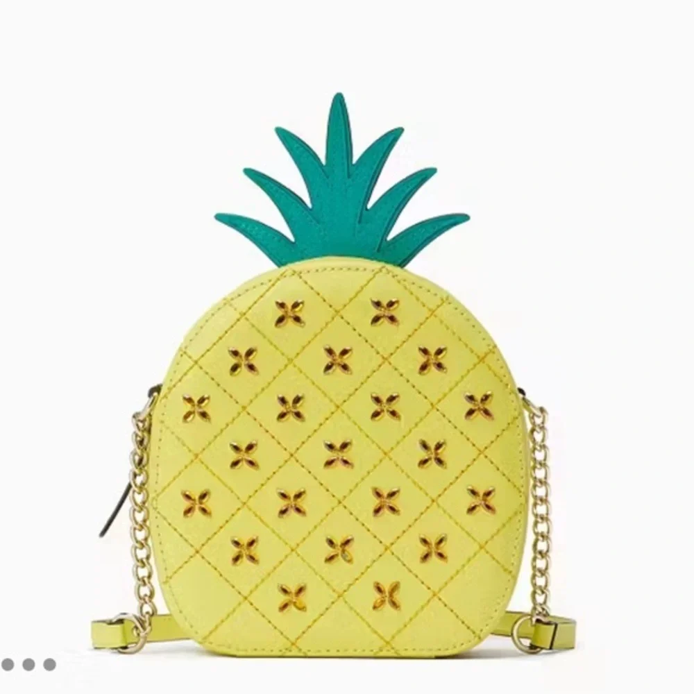 Kate Spade “How Refreshing” Leather Pineapple Crossbody